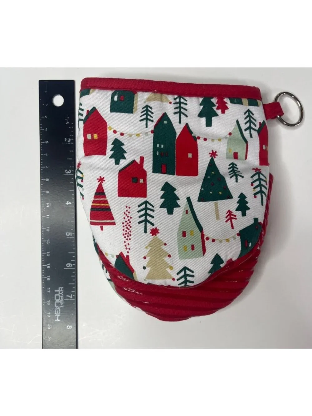 Wyatt Home Mini Christmas Oven Mitt Pot Holder Trees Holiday Kitchen